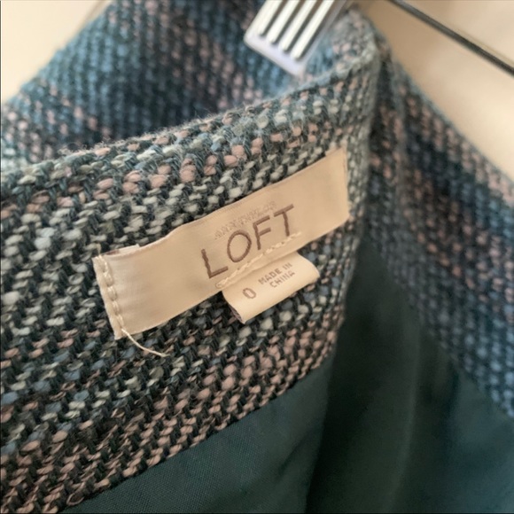 LOFT | Striped Knit Fringe Skirt - Picture 5 of 5